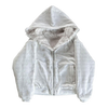 Zip-Up Hoodie With Reversible Fur