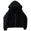 Zip-Up Hoodie With Reversible Fur