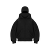 Zip-Up Hoodie With Mask Over Head