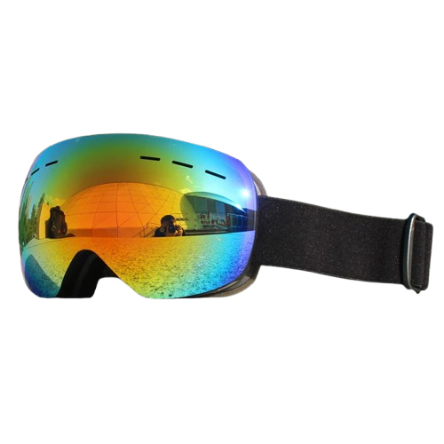 Large Spherical Ski Goggles