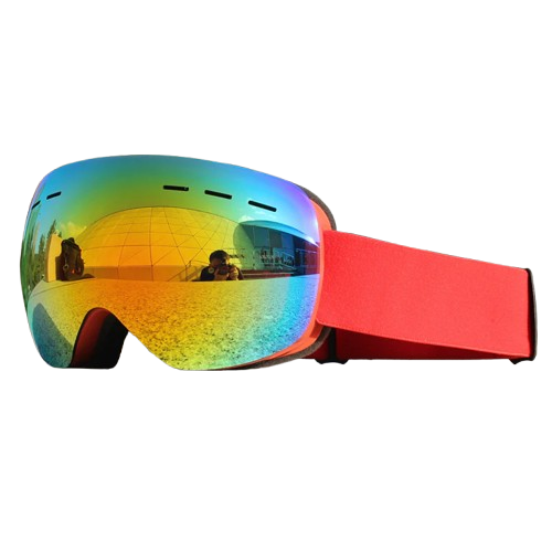 Large Spherical Ski Goggles